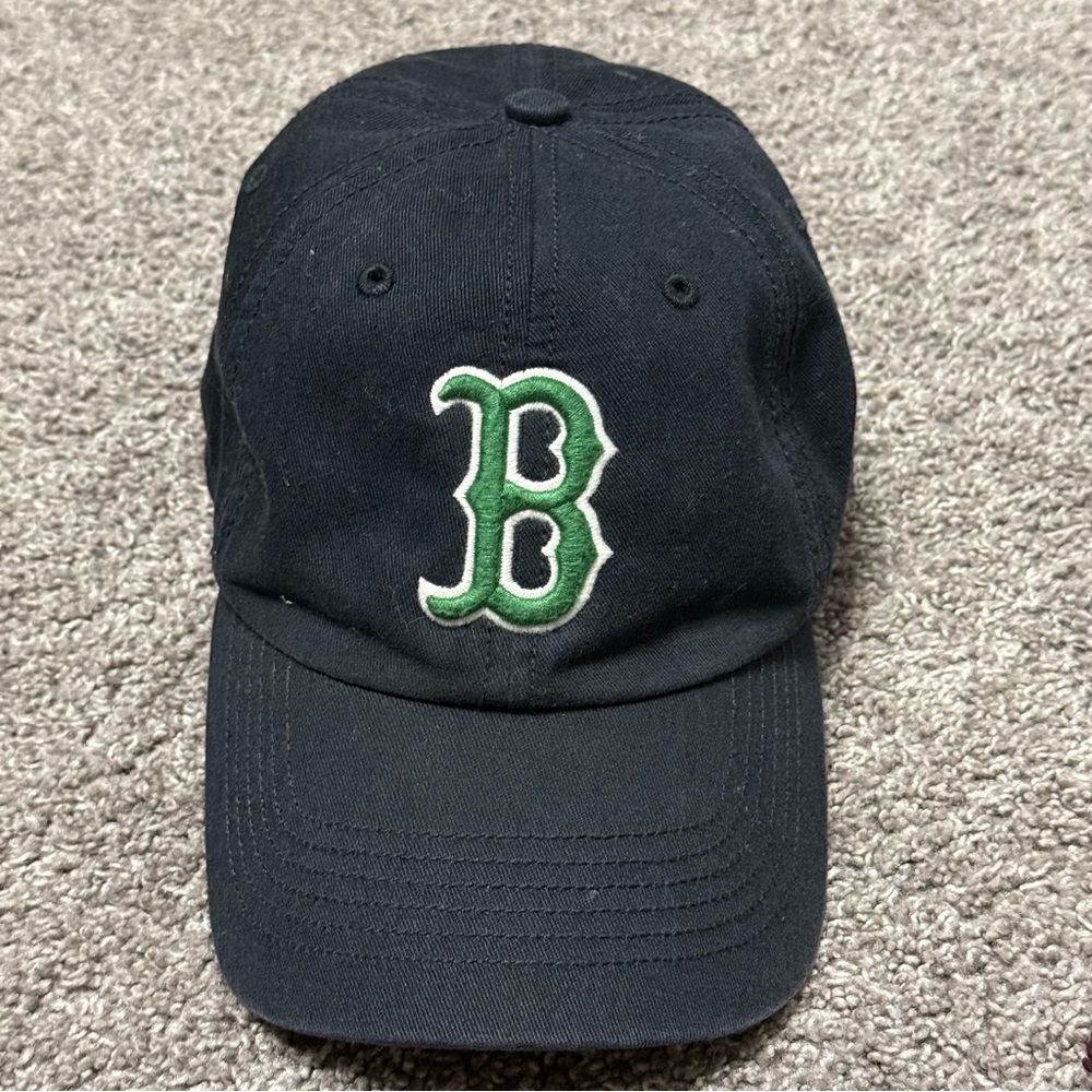 Boston Red Sox Franchise Dark Navy St. Pat's Fitted Hat